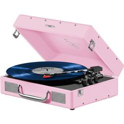 Mixx Revival 55 Stereo Vinyl Record Player Pink