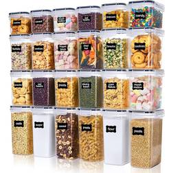 Vtopmart Airtight Food Storage Kitchen Container 24pcs 33L