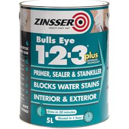 Zinsser Bulls Eye 1-2-3 Plus Metal Paint White 2.5L