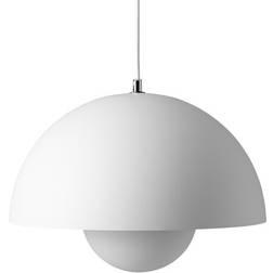 &Tradition Flowerpot VP2 Matte White Pendant Lamp ∅ 50cm