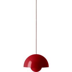 &Tradition Flowerpot VP2 Vermillion Glossy Pendant Lamp ∅ 50cm