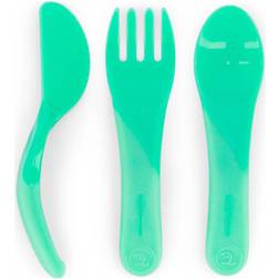 Twistshake Baby Cutlery Knife Fork & Spoon Pastel Green