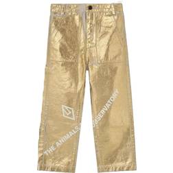 The Animals Observatory Shiny Condor Kid Pants - Gold