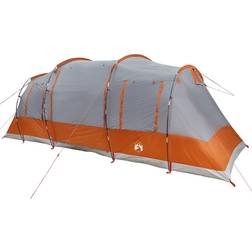 vidaXL Family Tunnel Tent 6 Persons Grey
