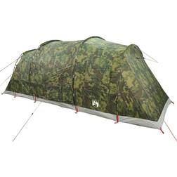 vidaXL Family Tunnel Tent 6 Persons Camouflage