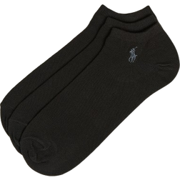 Polo Ralph Lauren Low Cut Cotton Sock 3-pack - Black