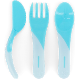 Twistshake Baby Cutlery Knife Fork & Spoon Pastel Blue