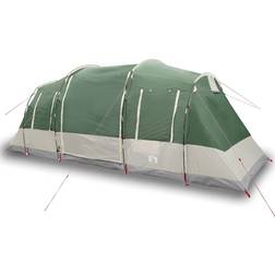 vidaXL Family Tunnel Tent 6 Persons Green