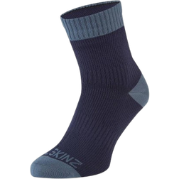 Sealskinz Wretham Waterproof Warm Weather Ankle Length Socks - Navy Blue