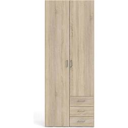 Freemans Space Oak Wardrobe 77x200cm