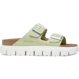 Birkenstock Arizona Chunky Suede Leather - Faded Lime