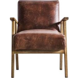 Gallery Direct Neyland Brown Armchair 82cm