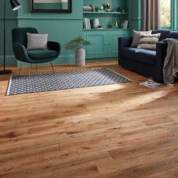 GoodHome Laholm Blonde Oak Effect Oak Solid Wood Flooring Pack 19