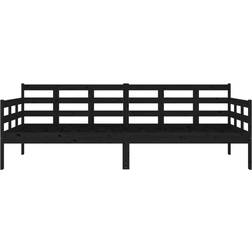 vidaXL 820361 Black Sofa 203.5cm 3 personers