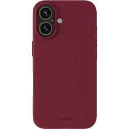 Holdit Silicone Case for iPhone 16 Red Velvet