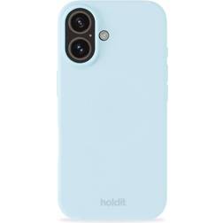 Holdit Silicone Case for iPhone 16 Mineral Blue
