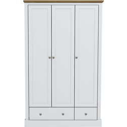 LPD Devon White Wardrobe 112.9x181.5cm