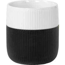 Royal Copenhagen Fluted Contrast Dahlia Black Mugg 35cl