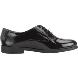 Start-rite Kids Hermonine Brogue School Shoes - Black Patent