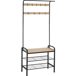 tectake Coat & rack Wichita Shoe Rack 36x184cm