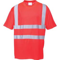 Portwest S478 Hi-Vis S/S T-shirt - Red