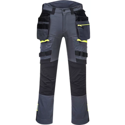 Portwest DX440 DX4 Detachable Holster Pocket Trousers - Metallic Gray
