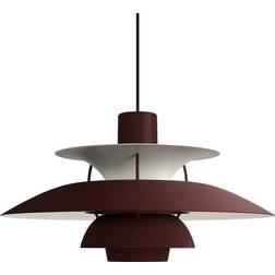 Louis Poulsen PH 5 Monochrome Burgundy Pendel ∅ 50cm