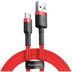 Baseus Cafule 2.0 USB A - USB C M-M Red 1m
