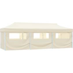 vidaXL Pop-Up Party Tent - Cream White 3x9 m