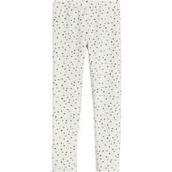 H&M Leggings - White/Hearts (0620216119)