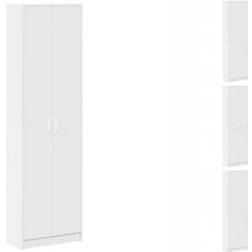 vidaXL White Engineered Wood 55x25x189 cm Wardrobe