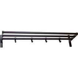Habo Elegant Black Hattehylle 100x18.5cm