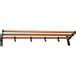 Habo Elegant Black/Oak Hatthylla 100x18.5cm