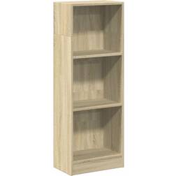 vidaXL Engineered Wood Sonoma Oak Bokhylle 109cm