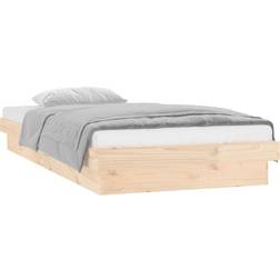 vidaXL LED Single Without Mattress Sängram 78.5x194cm