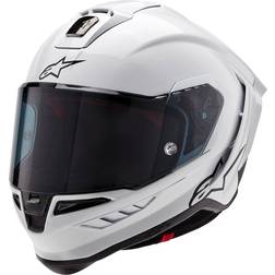 Alpinestars Supertech R10 Solid - White Glossy/Black Matte Man, Unisex