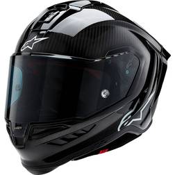 Alpinestars Supertech R10 Solid - Svart Kolfiber Matt & Blank Unisex, Herr