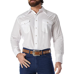 Wrangler Western Snap Shirt - White