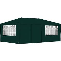 vidaXL Professional Party Tent with Walls - Green 4x6 m