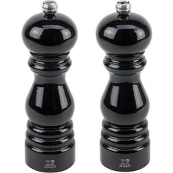 Peugeot Paris Duo - Black Lacquer Pepper Mill, Salt Mill 18cm
