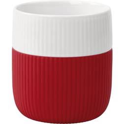 Royal Copenhagen Fluted Contrast Crimson Krus 35cl