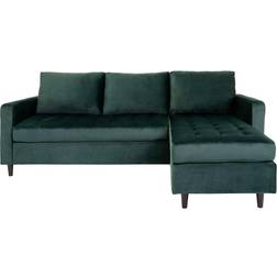House Nordic Firenze Green/Black Sofa 219cm 3 personers