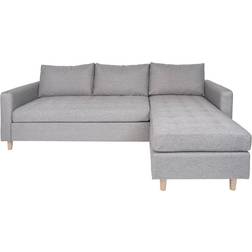 House Nordic Firenze Light Grey/Natural Sofa 219cm 3 Seater