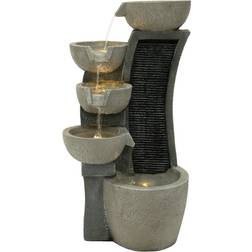 MonsterShop Electric Water Feature Sleek Streams Grey