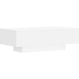vidaXL Engineered White Coffee Table 100x49.5cm