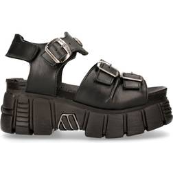 New Rock Sandal - Metallic Black