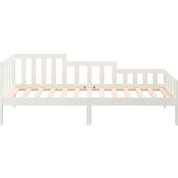 vidaXL 820732 White Soffa 193.5cm 3-sits