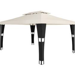 tectake Mona - Black/Cream 3x4 m