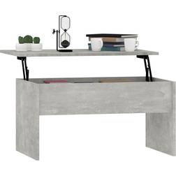 vidaXL Lift-Top Design Concrete Grey Sofabord 50.5x80cm