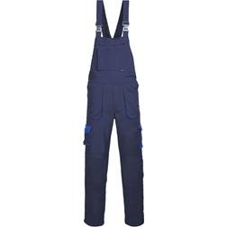 Portwest TX12 Texo Contrast Bib and Brace Overall - Navy